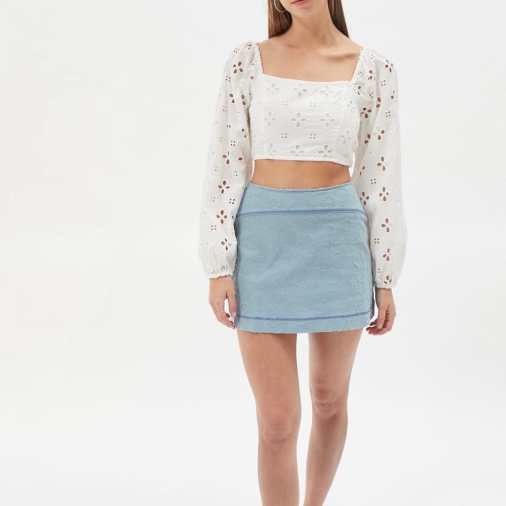 Urban Outfitters Distressed Mini Skirt